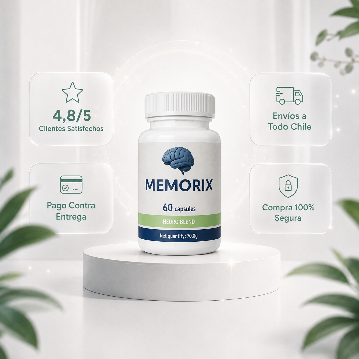 Memorix Neuro Blend | Suplemento para Memoria, Concentración y Enfoque